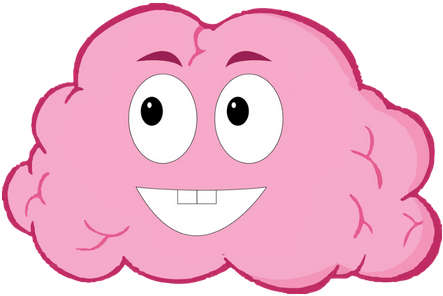 Happy Brain Cartoon Character.png PNG image