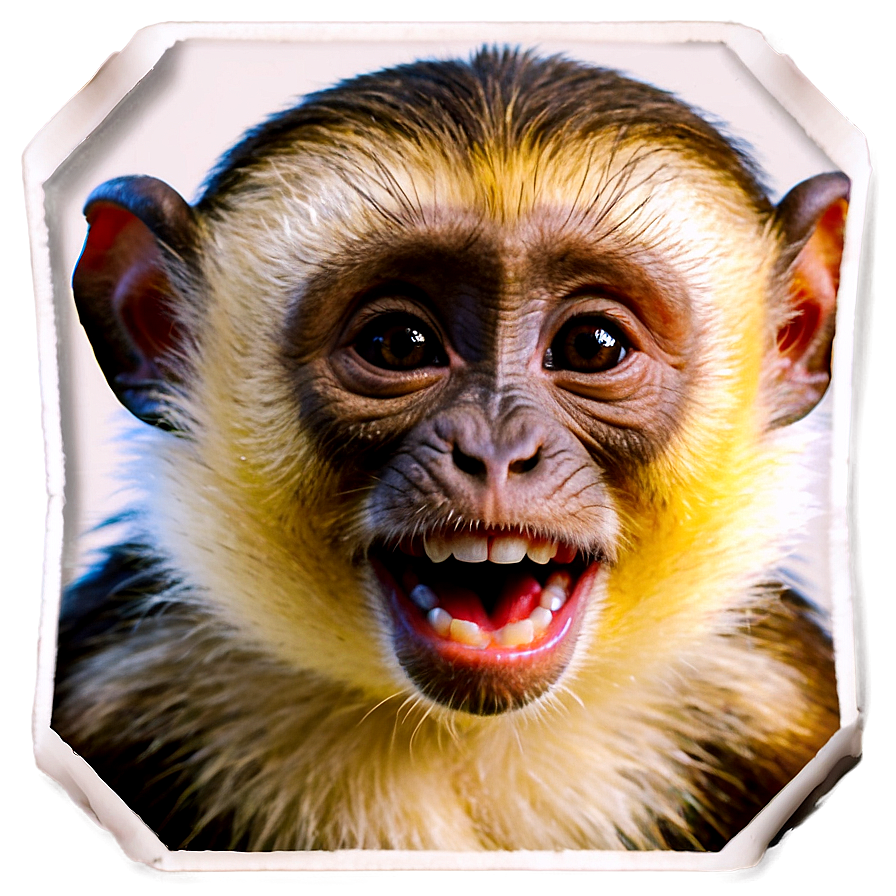 Happy Capuchin Monkey Png 39 PNG image