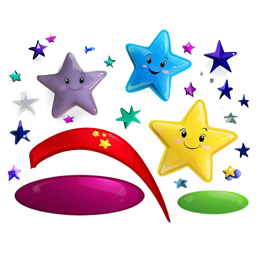 Happy Cartoon Stars Png 25 PNG image