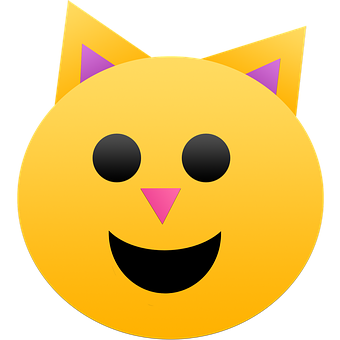 Happy_ Cat_ Emoji_ Graphic PNG image