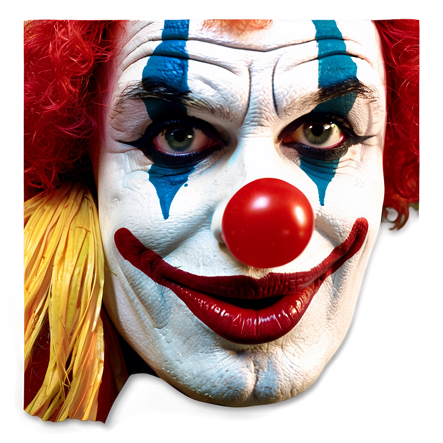 Happy Clown Face Artwork Png 06272024 PNG image