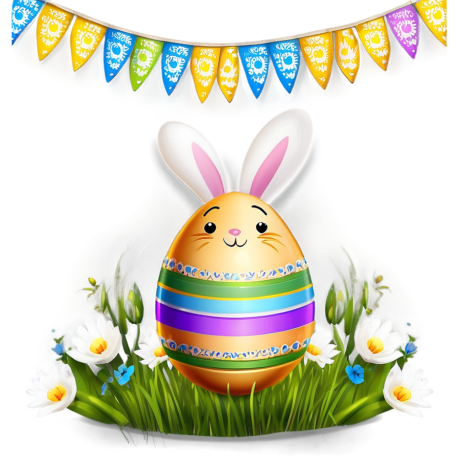 Happy Easter Banner Clipart Png 71 PNG image