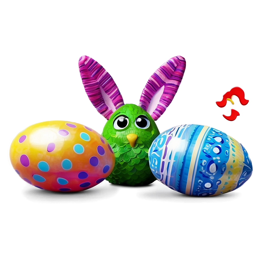 Happy Easter Greeting Png Hwj6 PNG image