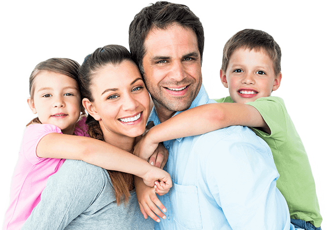 Happy Family Smiling Together PNG image