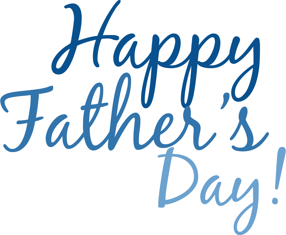 Happy Fathers Day Celebration Text PNG image