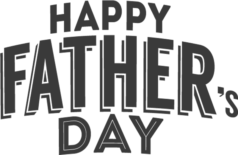 Happy Fathers Day Text PNG image