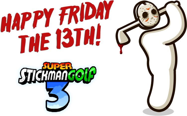 Happy Fridaythe13th Stickman Golf PNG image