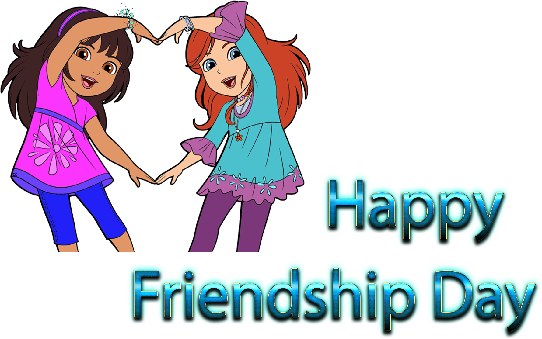 Happy Friendship Day Celebration PNG image