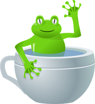 Happy Frogin Cup PNG image