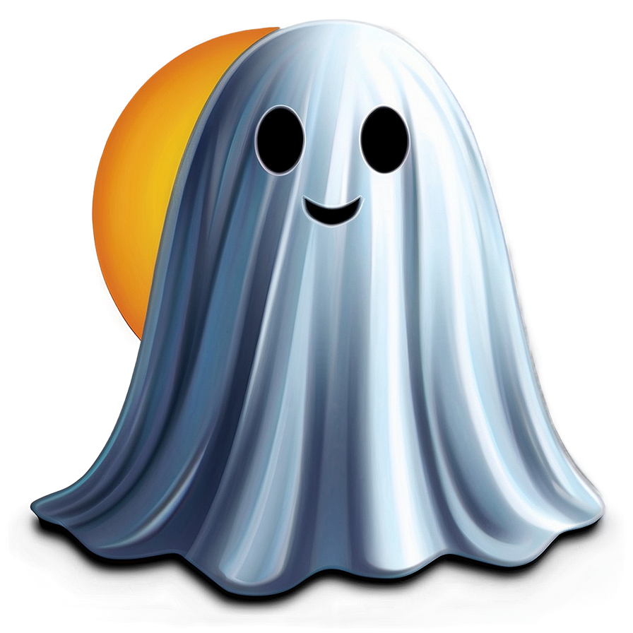 Happy Ghost Illustration Png 05062024 PNG image