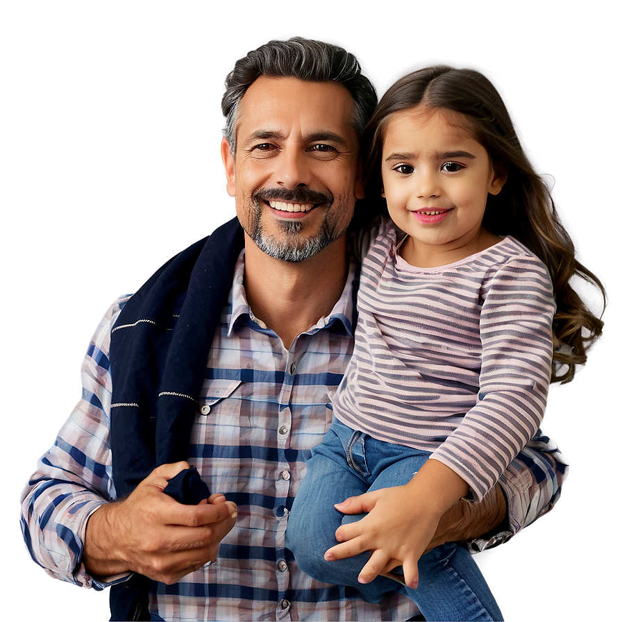 Happy Girl Dad Png 95 PNG image