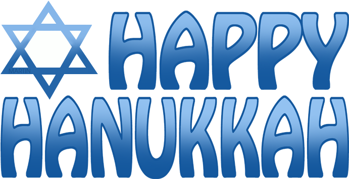 Happy Hanukkah Greeting Graphic PNG image