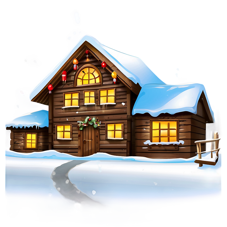 Happy Holidays Winter Scene Png Vyg13 PNG image