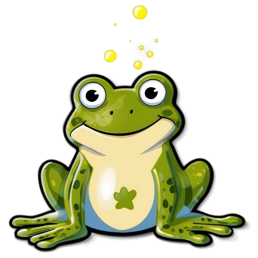 Happy Hopping Frog Cartoon Png Kgd PNG image