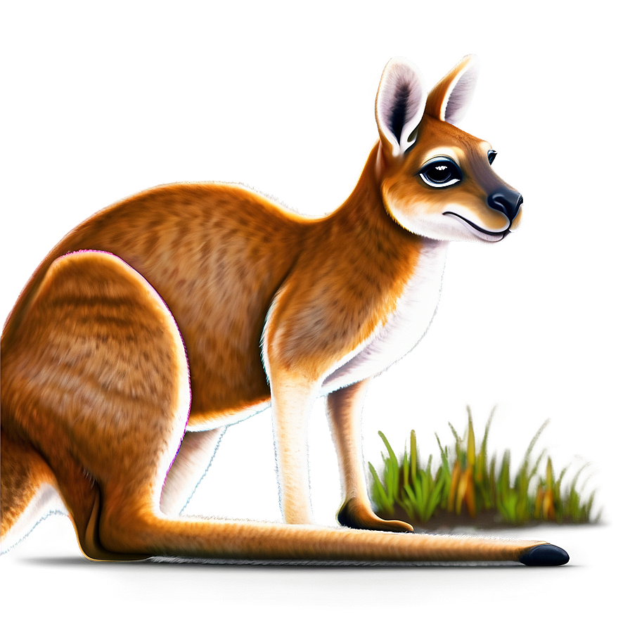Happy Kangaroo Png Ndb PNG image