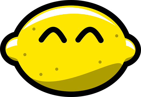 Happy Lemon Emoji PNG image