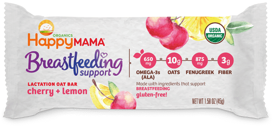 Happy Mama Breastfeeding Support Lactation Oat Bar PNG image
