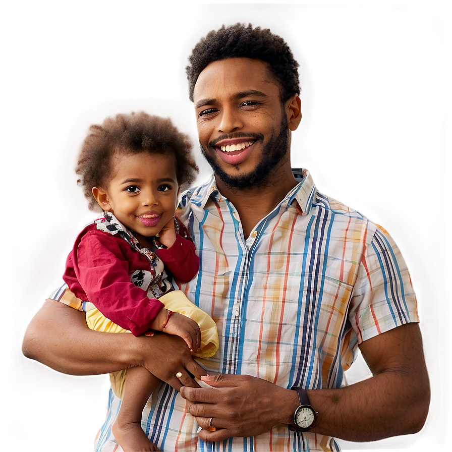 Happy Man With Family Png Eij31 PNG image