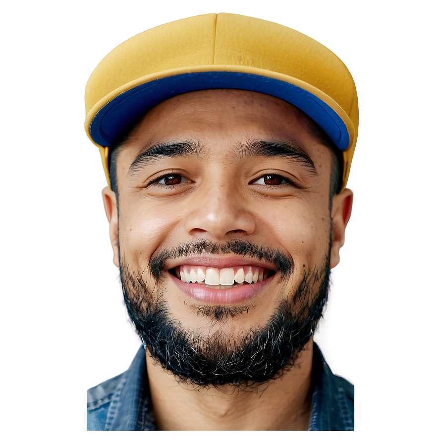 Happy Man With Hat Png 06272024 PNG image