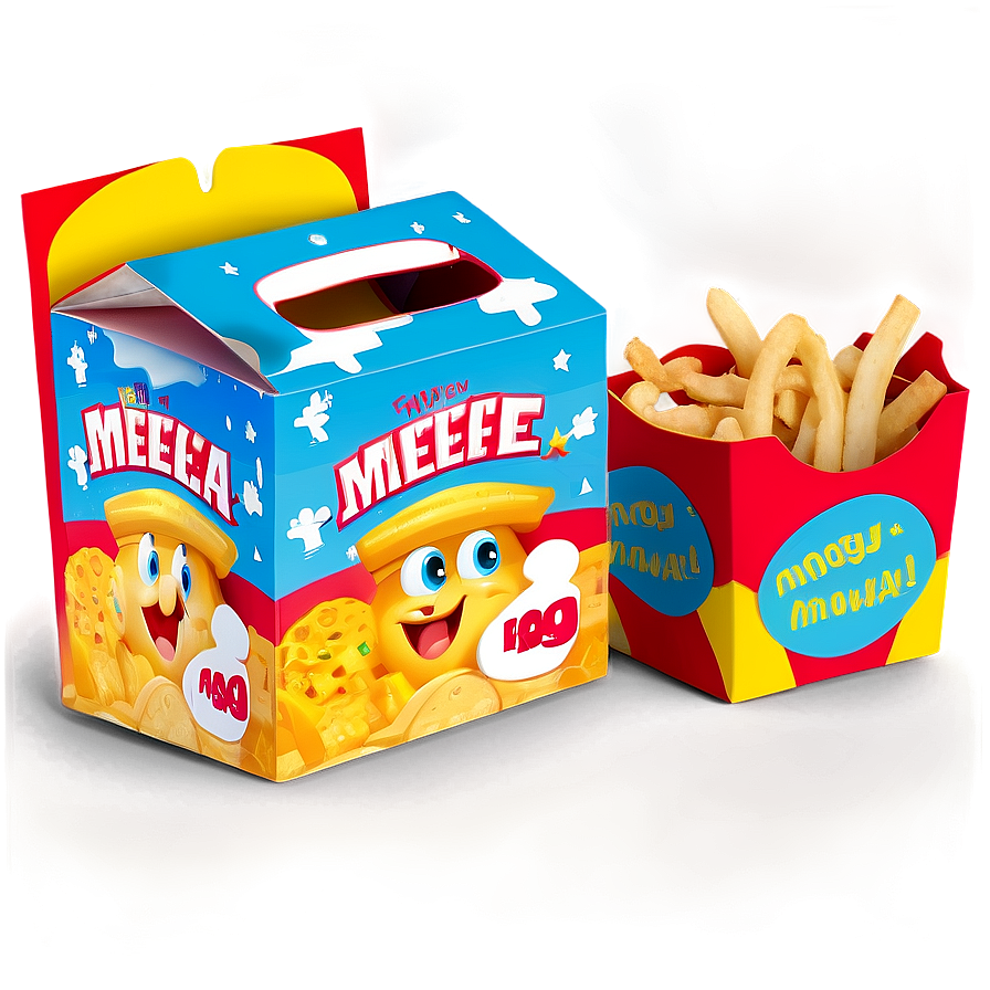 Happy Meal Box Mockup Png Xdy65 PNG image