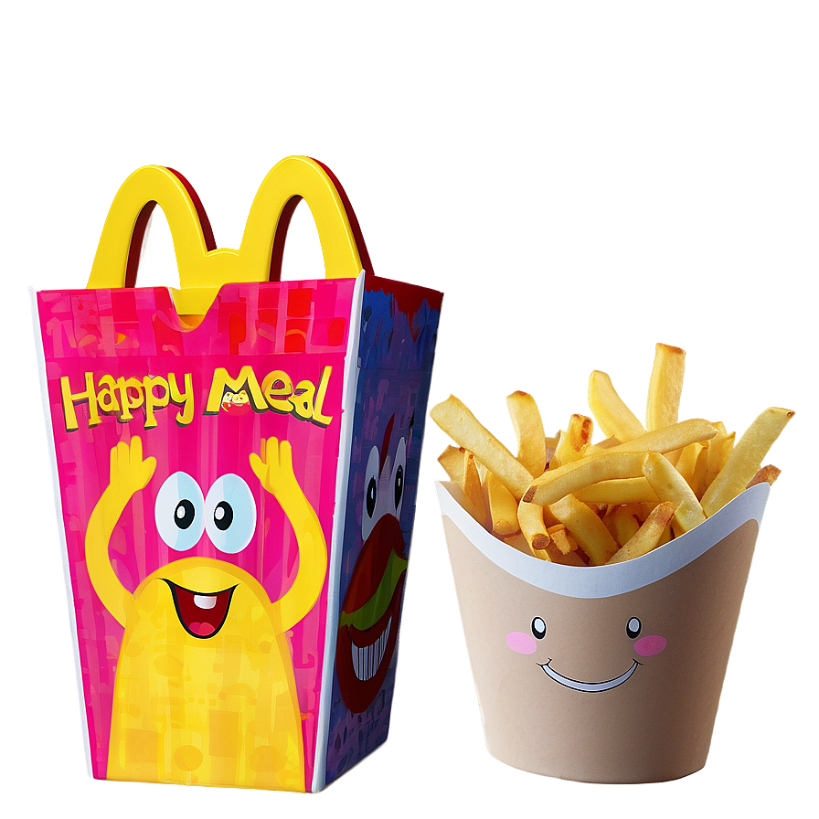 Happy Meal Box With Fries Png 06212024 PNG image