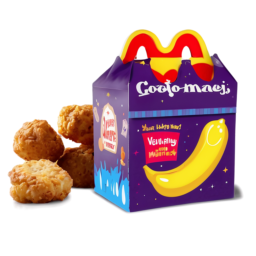 Happy Meal Box With Nuggets Png 06212024 PNG image