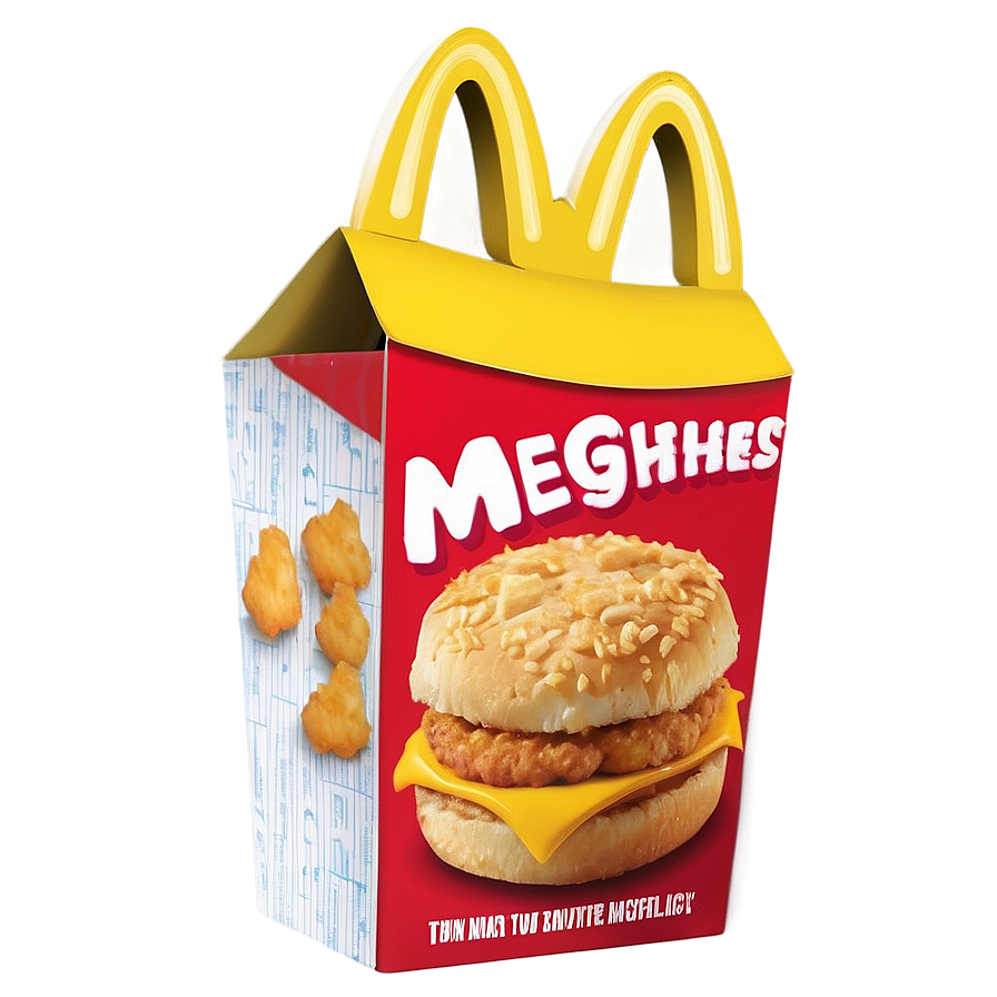 Happy Meal Box With Nuggets Png 06212024 PNG image