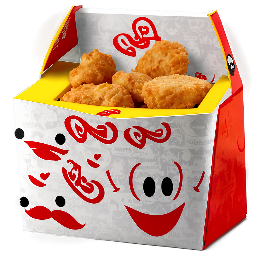 Happy Meal Box With Nuggets Png Vvq60 PNG image