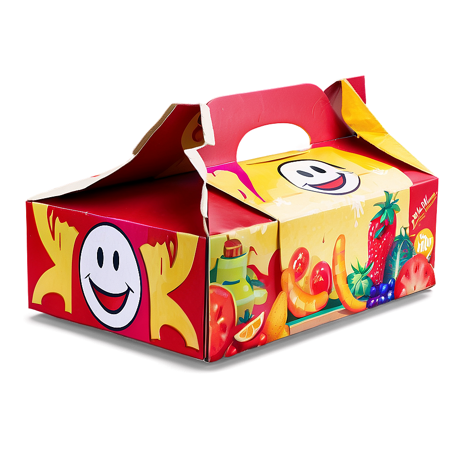 Happy Meal Box With Wraps Png 06212024 PNG image