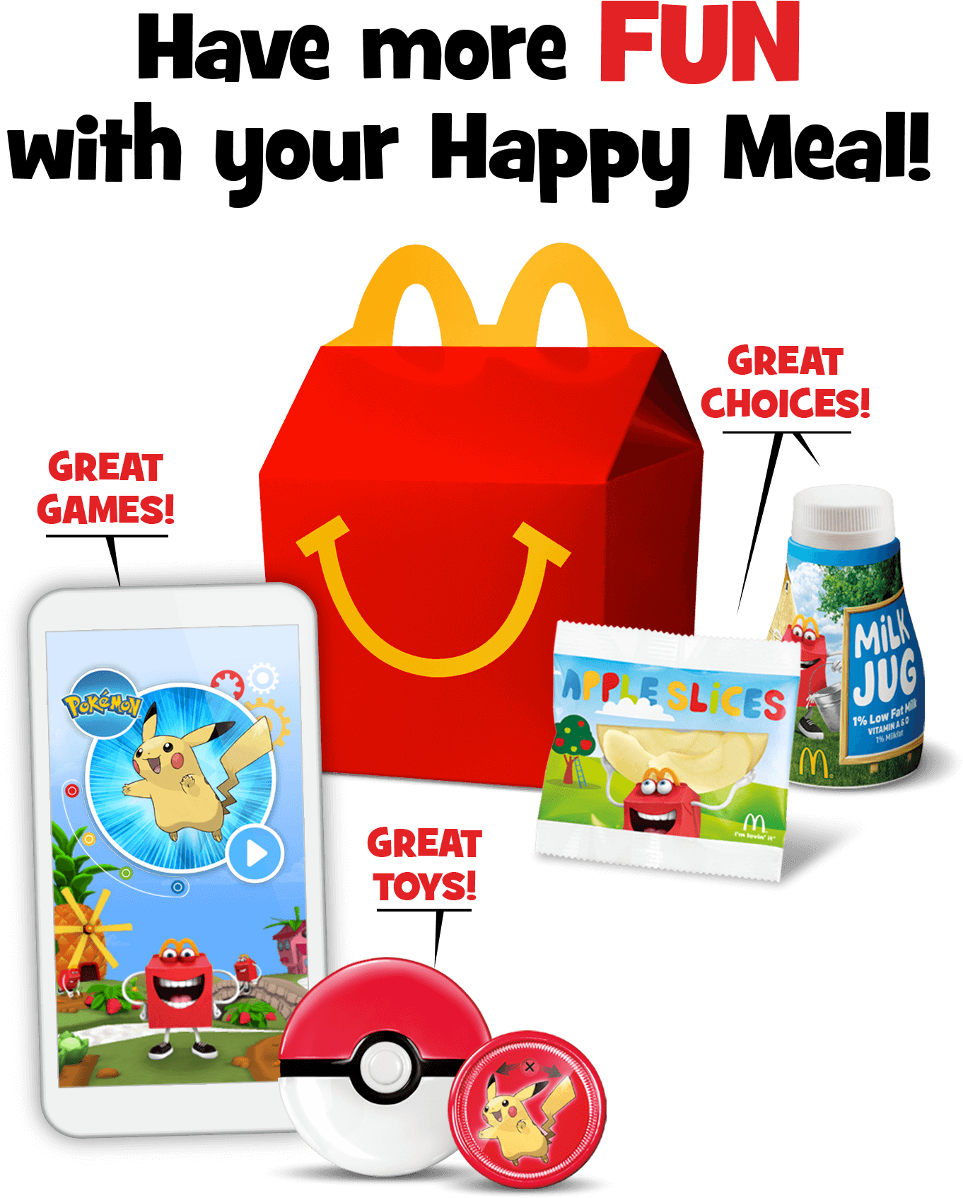 Happy Meal Fun Promotion PNG image