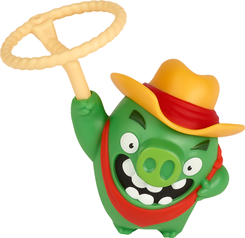 Happy Meal Toy Green Characterwith Hat PNG image