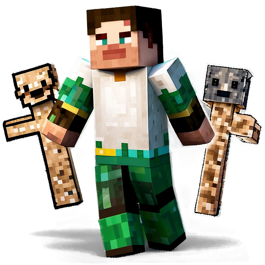 Happy Minecraft Villager Png Opu PNG image