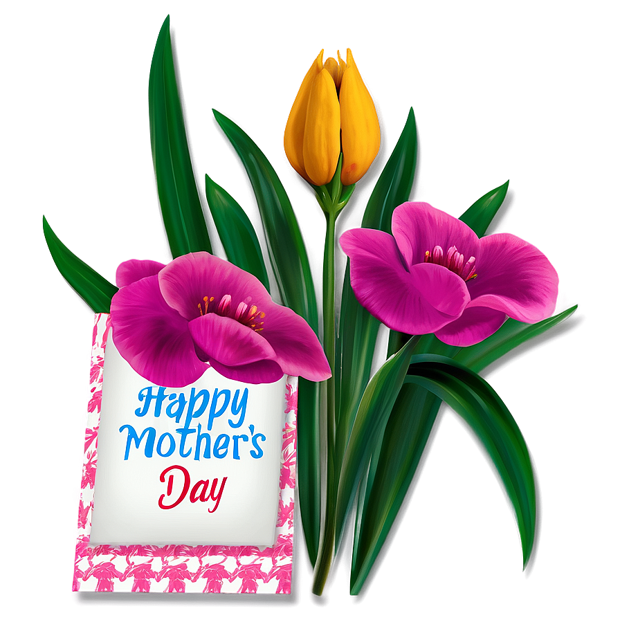 Happy Mothers Day Card Png Xti84 PNG image