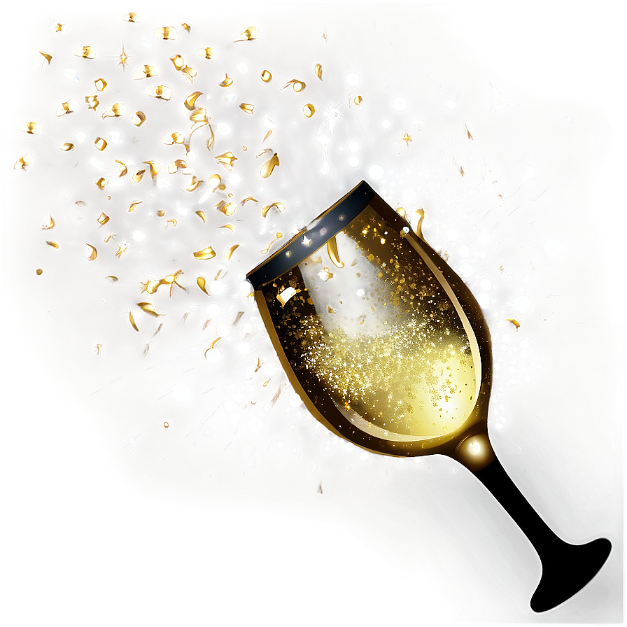 Happy New Year Sparkling Wine Png 56 PNG image