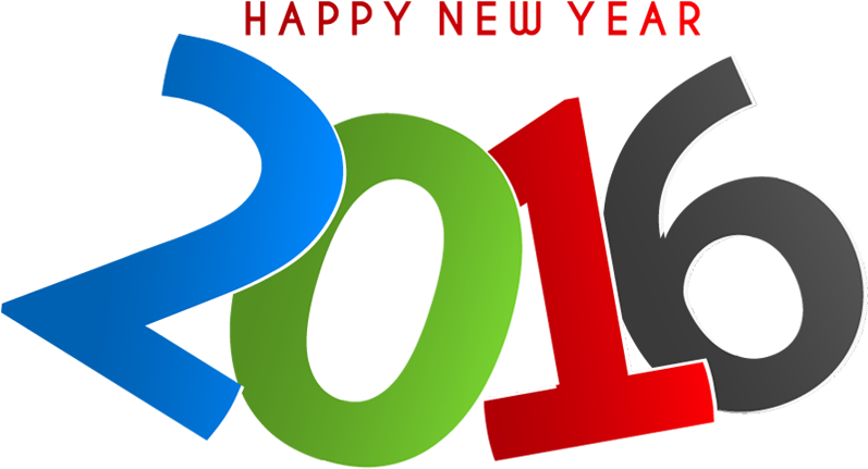 Happy New Year2016 Celebration PNG image