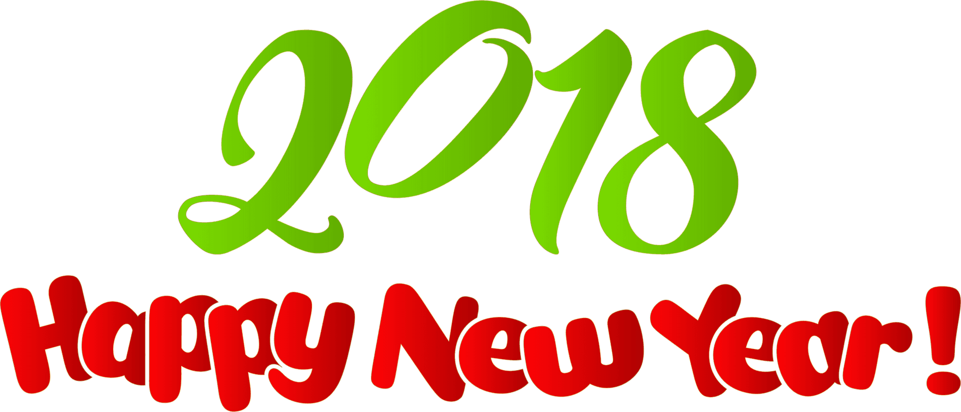 Happy New Year2018 Celebration PNG image