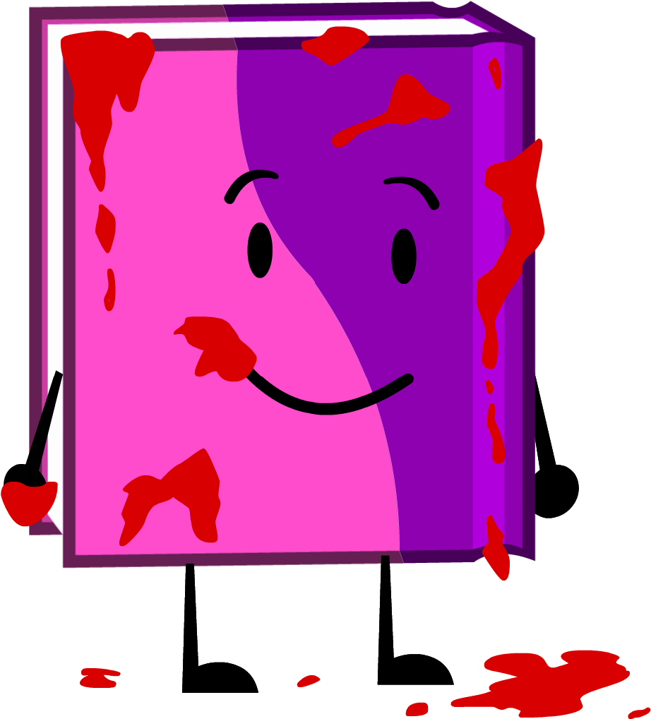 Happy Paint Splattered Box Character PNG image