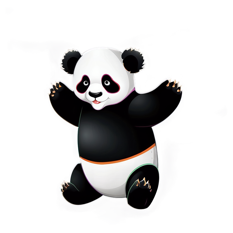 Happy Panda Animation Png Ufo3 PNG image