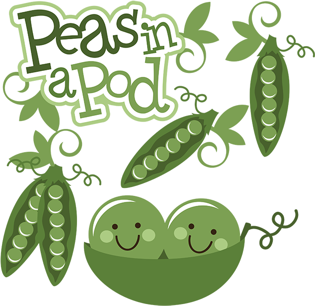 Happy Peasina Pod Illustration PNG image