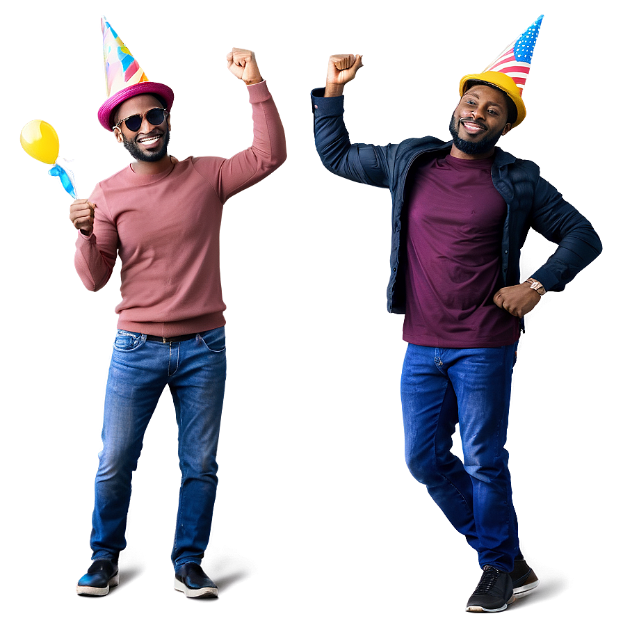 Happy Person In Party Png Lhy PNG image