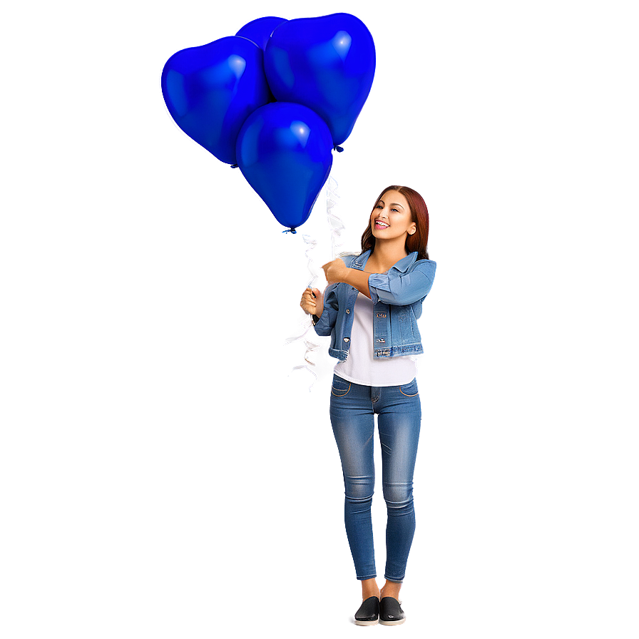 Happy Person With Balloons Png 28 PNG image