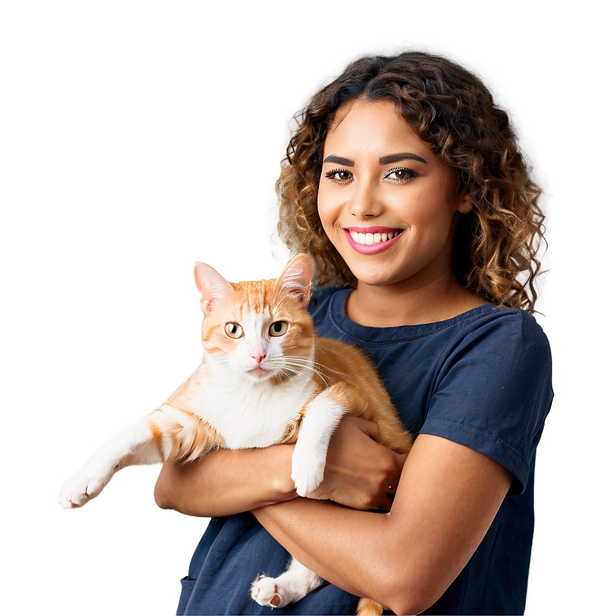 Happy Person With Pets Png 06122024 PNG image