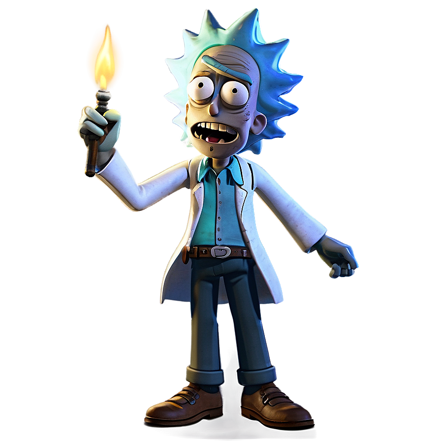 Happy Rick Character Png Xni PNG image