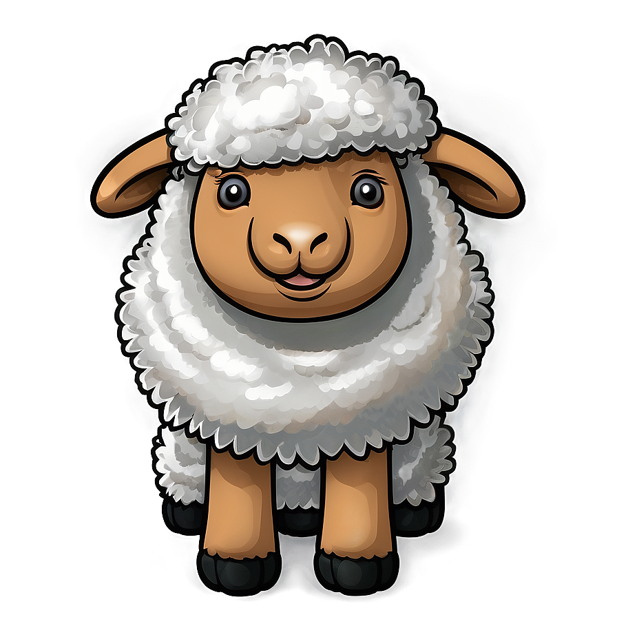 Happy Sheep Png Mrg PNG image