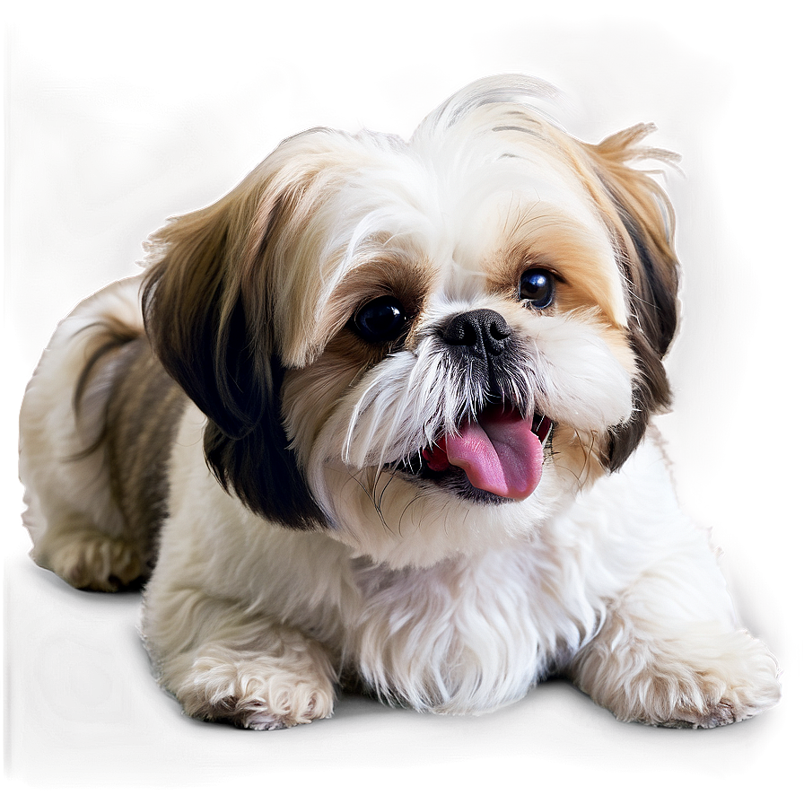 Happy Shih Tzu Smiling Png Xkr26 PNG image