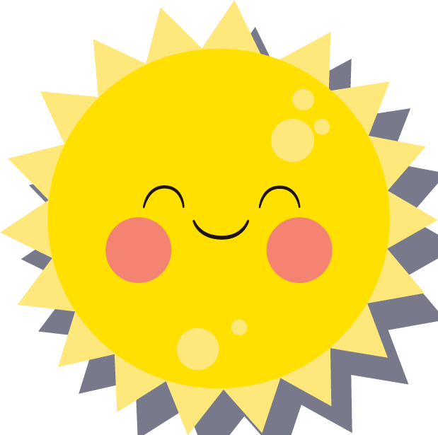Happy Sun Emoji PNG image
