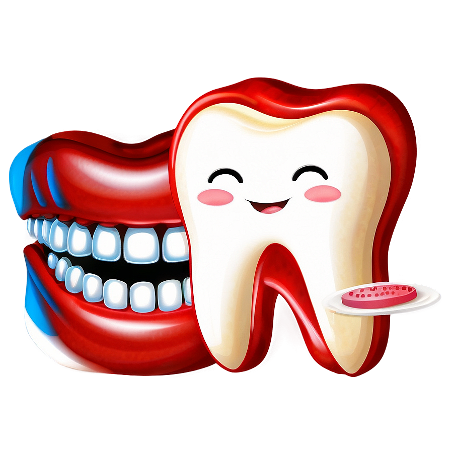 Happy Tooth Clipart Png 06272024 PNG image