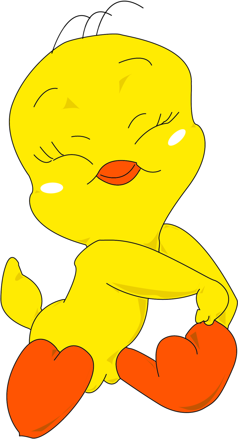 Happy Tweety Bird Illustration PNG image