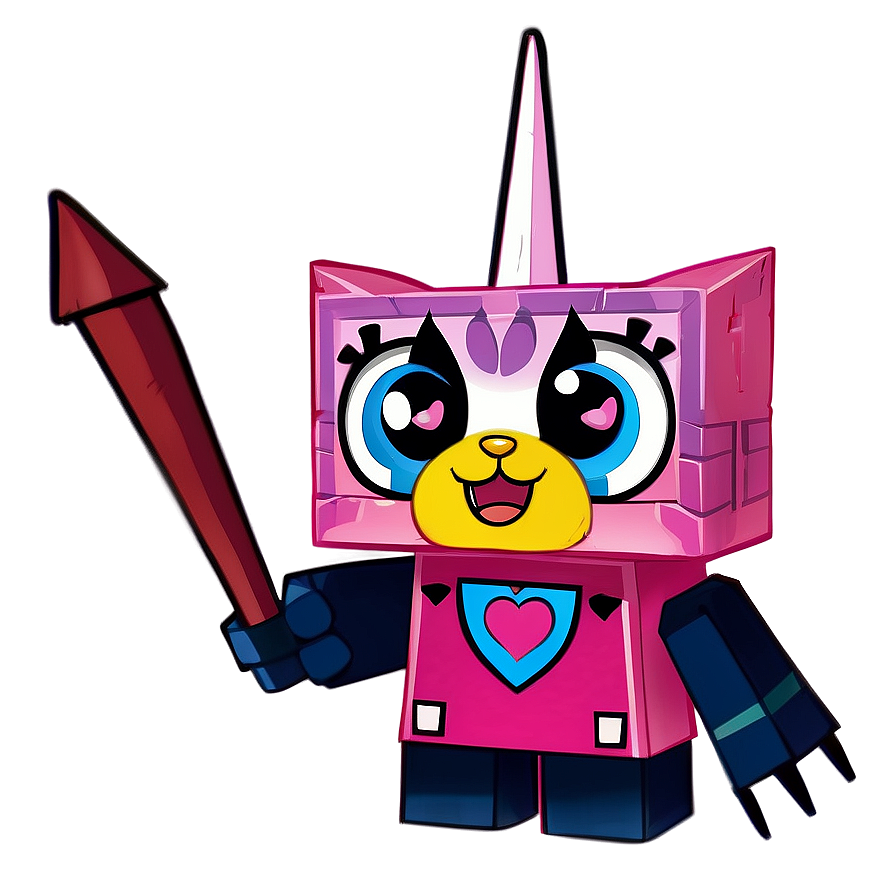 Happy Unikitty Png 06242024 PNG image