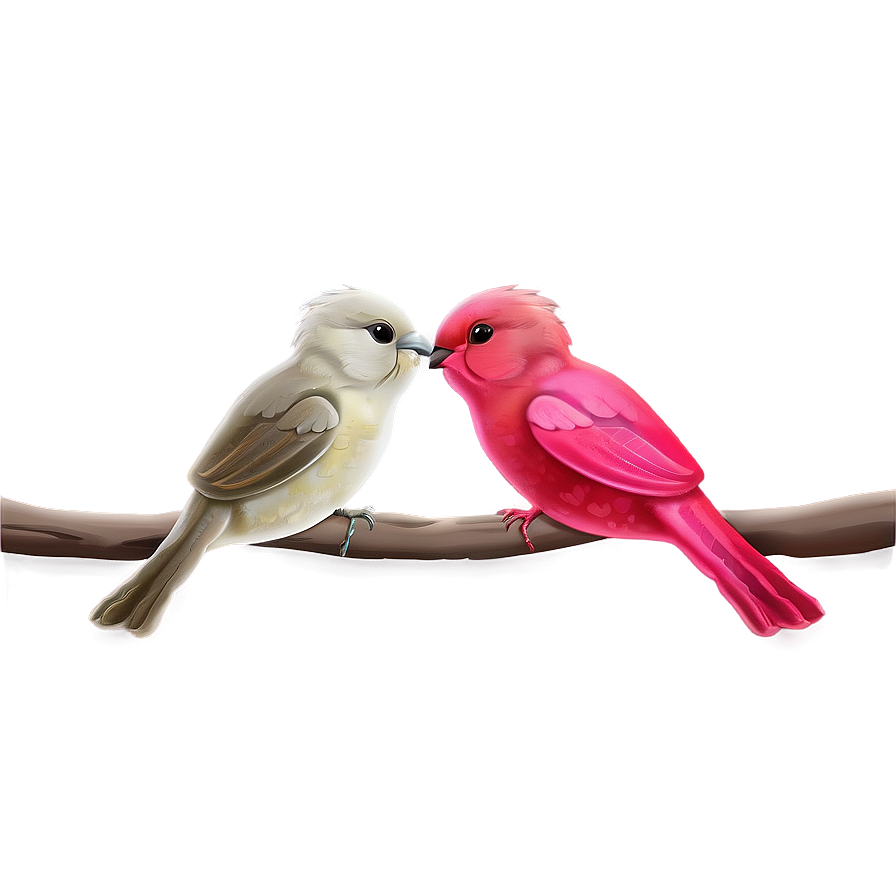 Happy Valentine's Day Love Birds Png 11 PNG image